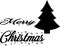 Merry Christmas jpg image three with svg vector cut file for cricut and silhouette