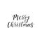 Merry Christmas lettering design.