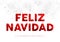 Merry Christmas New Year spanish language quote