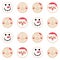 Merry christmas pattern background,gingerbread pattern,happy holiday illustration