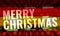 Merry christmas red background 3d render
