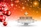 Merry Christmas Seasonal Background for your greeting cards,