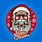 Merry Christmas Smiley Santa Claus Mascot with Ornaments