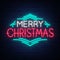 Merry Christmas text, template design letter template