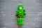 Merry Christmas tree project for kids. DIY Christmas tree felt decoration. Children`s crafts. Kids crafts for Christmas.