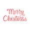 Merry Christmas typography poster. Vector illustrastion