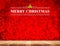 Merry Christmas word in perspective room with red sparkling bokeh lights and wooden plank floor,leave space for display of product