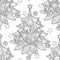 Merry Christmas zentangle fir tree doodle .