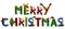 Merry Chritsmas text. Christmas Font. Handmade