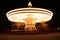 Merry-Go-Round in motion illuminated at night