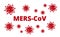 MERS CoV Banner Poster. Covid 19 Coronavirus - Vector