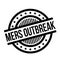 Mers Outbreak rubber stamp