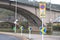 Mertert, Luxembourg - 11 30 2023: curve and no parking area signs at the border bridge