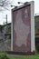 Mertert, Luxembourg - 11 30 2023: Huge stone map of Luxembourg, side angle