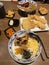 Merugame Udon and rice bowl tempura