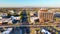 Mesa city center aerial view, Arizona, USA