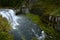 Mesa Falls Waterfall in Canyon Gorge Water Wilderness