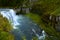 Mesa Falls Waterfall in Canyon Gorge Water Wilderness