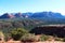 Mesas, buttes and pinnacles of red sandstone and white limestone in Sedona, Arizona