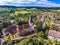 Mesendorf fortified church in a traditional Saxon village