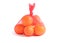 Mesh bag with tangerines