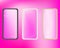 Mesh, pink colored phone backgrounds kit.