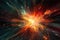 mesmerizing abstract image of sunburst patterns in a galaxy far, far away
