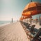 Mesmerizing beach scene under sunlight