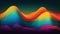 The Mesmerizing Beauty of Colorful Waves and Gradients. Generative AI