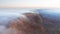 Mesmerizing Cloud Waterfall Phenomenon in the Big Crater Israel