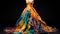 Mesmerizing Gown: A Colorful Display Of Sculpted Dresses