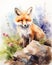 Mesmerizing Mischievous Fox: A Captivating Illustration of a Fox