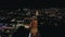 Mesmerizing Night Aerial View of San Francisco Cityscape with Glowing Street Lights