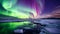 The mesmerizing Northern Lights, Aurora Borealis, lighting up the Arctic sky