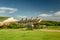 Mesmerizing shot of beautiful cottages, from seven sisters England, UK