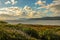 Mesmerizing shot of a lake under the cloudy sky in summer