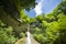 Mesmerizing shot of Pain de Sucre waterfall in Ain, France