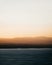 Mesmerizing shot of a seascape under the yellow skies