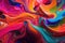 Mesmerizing Swirls and Curves in Vibrant Hues