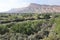 Mesmerizing view across a valley with Colorado River to Mount Garfield