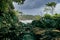 Mesmerizing view of a beautiful rocky beach in Caribbean Island Tobago, Trinidad