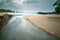 Mesmerizing view of a beautiful sandy beach in Caribbean Island Tobago, Trinidad