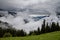 Mesmerizing view of clouds in himalyan mountain range