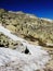 Mesmerizing view of the Penalara mountain in Spain covered in snow on a sunny day