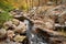 Mesmerizing view of the Pickle Creek spring in the sandstone valleys of Hawn State Park, Missouri