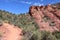 Mesmerizing view of the red rocks of Courthouse Butte Sedona, Arizona, USA