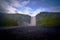 Mesmerizing view of Skogafoss waterfall on the Skoga river in Iceland