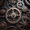 Mesmerizing Wallpaper with Interlocking Gears