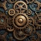 Mesmerizing Wallpaper with Interlocking Gears