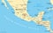 Mesoamerica, political map, pre Columbian region and cultural area